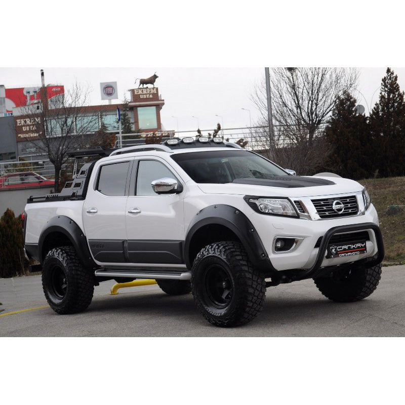 OneWay, Fender Flares set, Matte Black, Fits Nissan Navara NP300 (D23) 2014-2017, 4 pieces