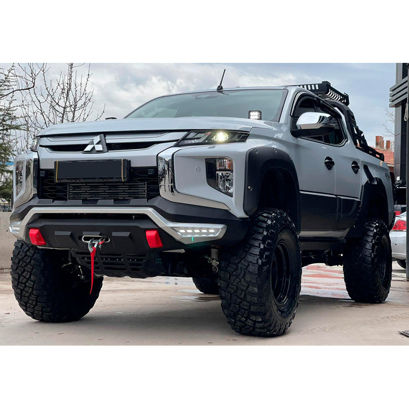 OneWay, Fender Flares set, Matte Black, Fits Mitsubishi L200 Triton 6 (2019-), 4-piece set