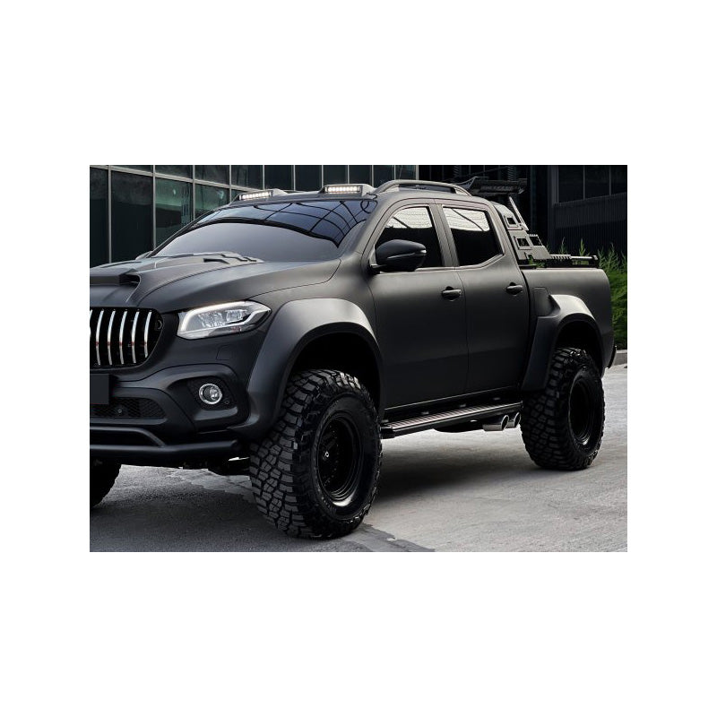 OneWay, Fender Flares set, Jumbo, Matte Black, Fits Mercedes X-Class W470 2017-, 4 pieces