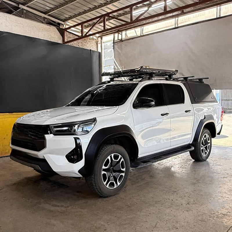 OneWay, Fender flares, Matte black, 4 pcs, fits Toyota Hilux 8th Gen. Facelift (2020-)