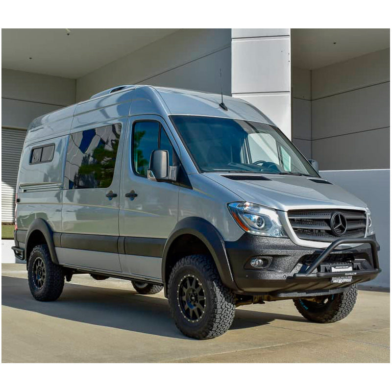 OneWay, Fender Flares set, Matte Black, Fits Mercedes Sprinter W906 Facelift (2014-2018), 4 pieces