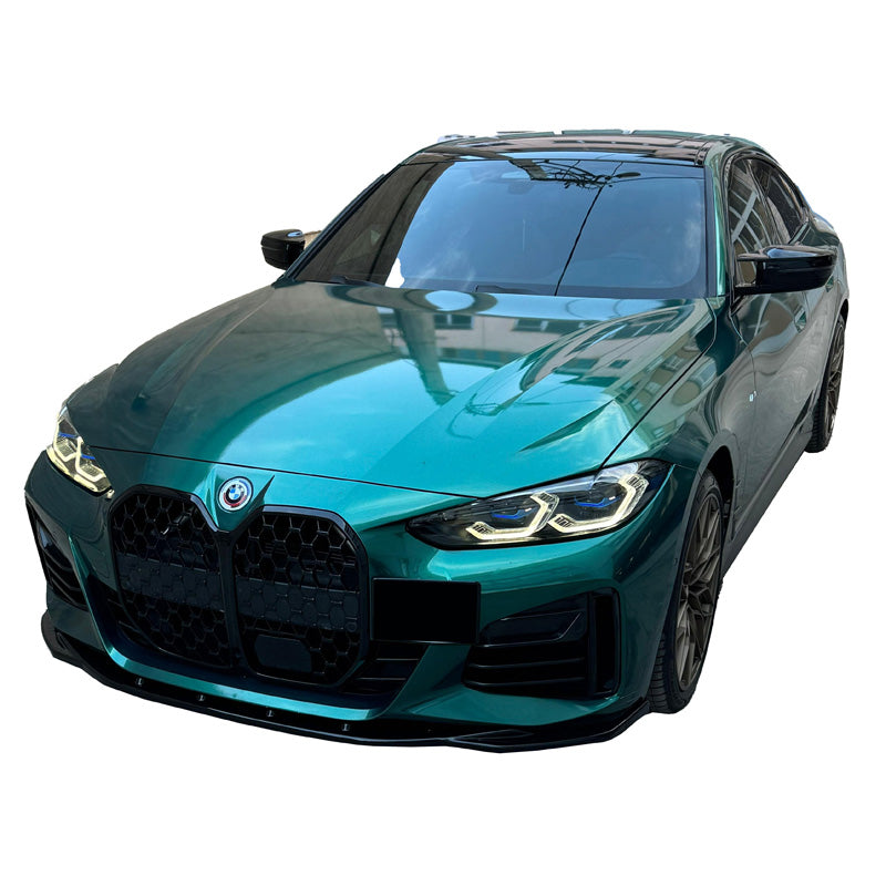 OneWay, Front spoiler, Glossy black, Fits BMW i4 G26 M-Pack 2021- & 4-Series G26 M-Pack/M440i 2021-