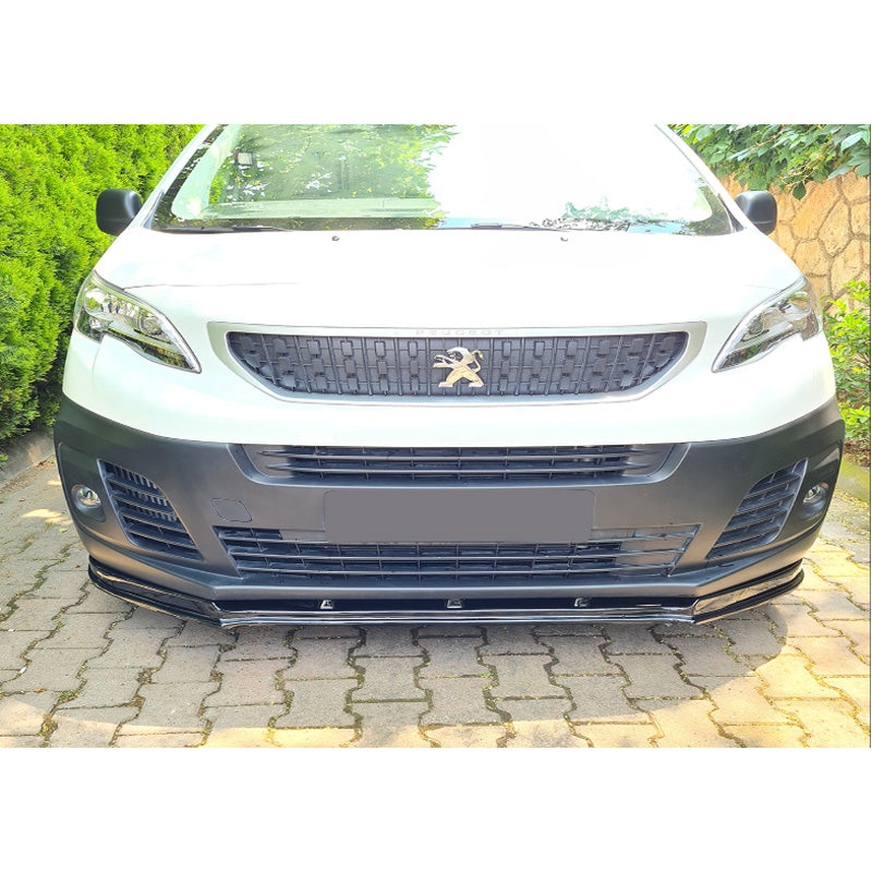 OneWay, spoiler avant, noir brillant, compatible avec Peugeot Expert 3. génération (2016-), 'Sporty Design'