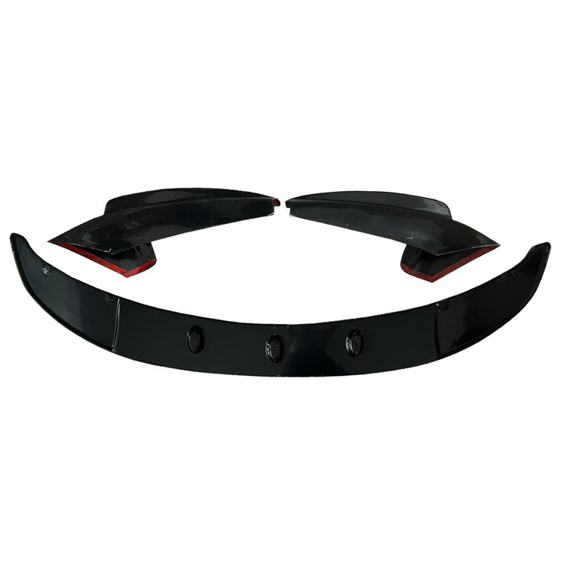 OneWay, frontspoiler voor BMW 5-Series F10/F11 M-Pack 2011-2016, hoogglans zwart, 3-delige set