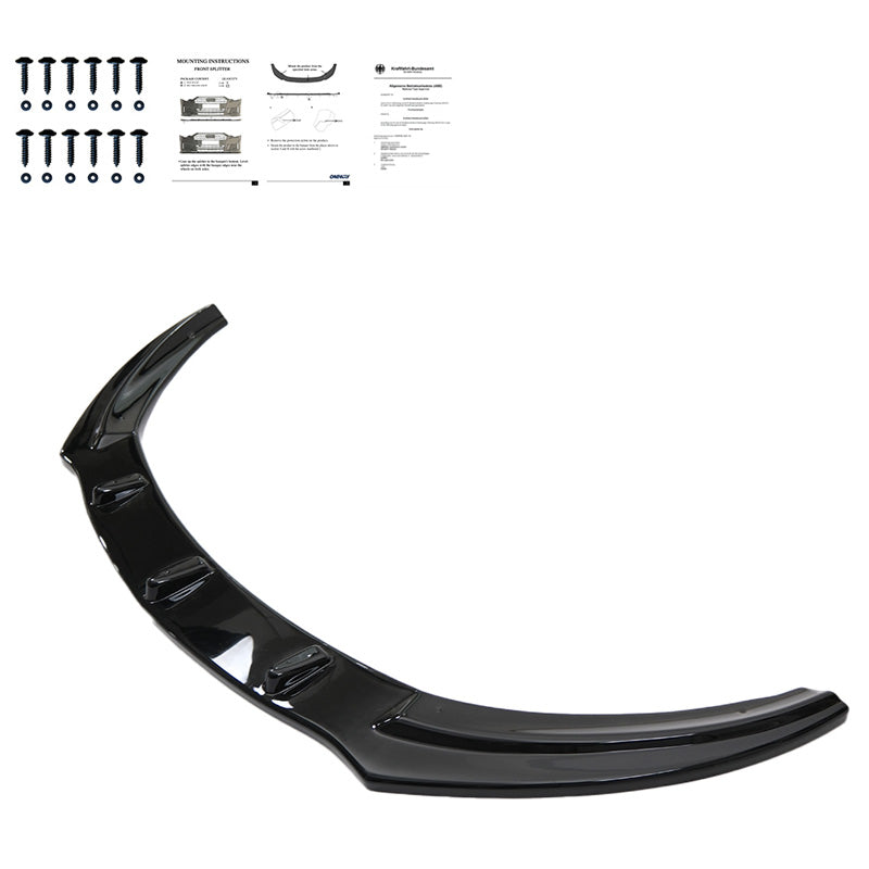 OneWay, Frontspoiler, Glanszwart, Geschikt voor Opel Astra J OPC/VXR 2009-2015, OEM-kwaliteit