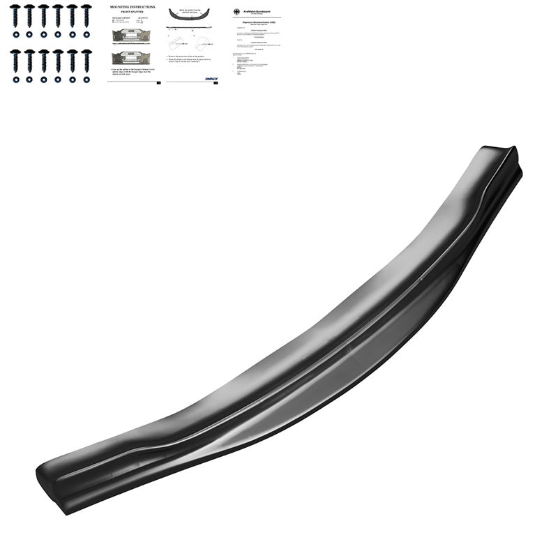 OneWay, Frontspoiler, glanzend zwart, past op BMW M5 F10/F11 (2011-2016), 100% voertuigspecifiek