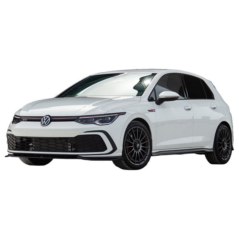 OneWay, Front spoiler, Glossy black, Fits Volkswagen Golf VIII HB/Variant GTI/GTE/R Line 2020-, 'Sporty Design'