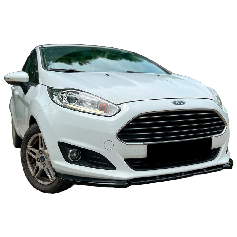 OneWay, spoiler avant, noir brillant, compatible avec Ford Fiesta MK7 Facelift (2012-2017)