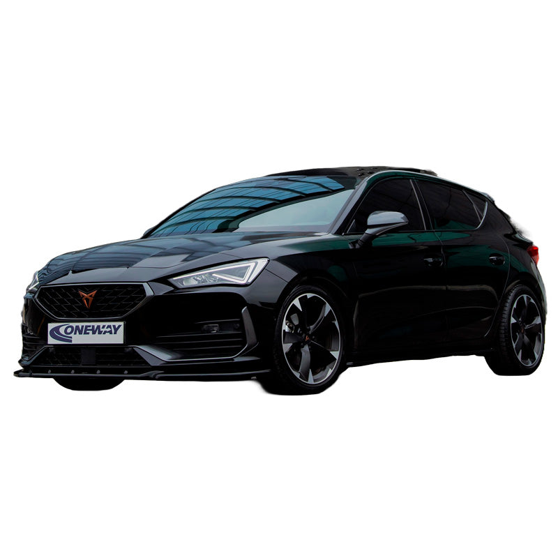 OneWay, spoiler avant, noir brillant, convient à Cupra Leon HB/ST 2020-2024