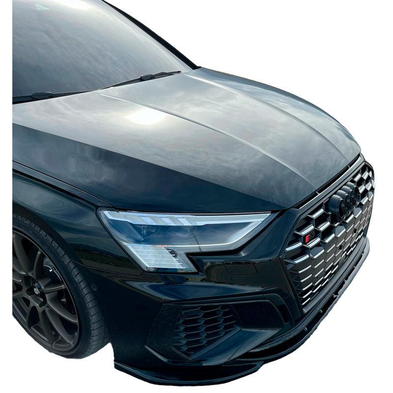 OneWay, spoiler avant, noir brillant, convient à Audi A3 S-Line/S3 8Y (2020-), qualité OEM