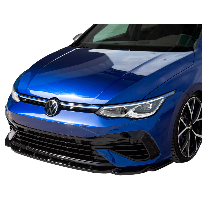 OneWay, Front spoiler, Glossy Black, Fits Volkswagen Golf VIII HB/Variant R 2020-, 'Sporty Design'