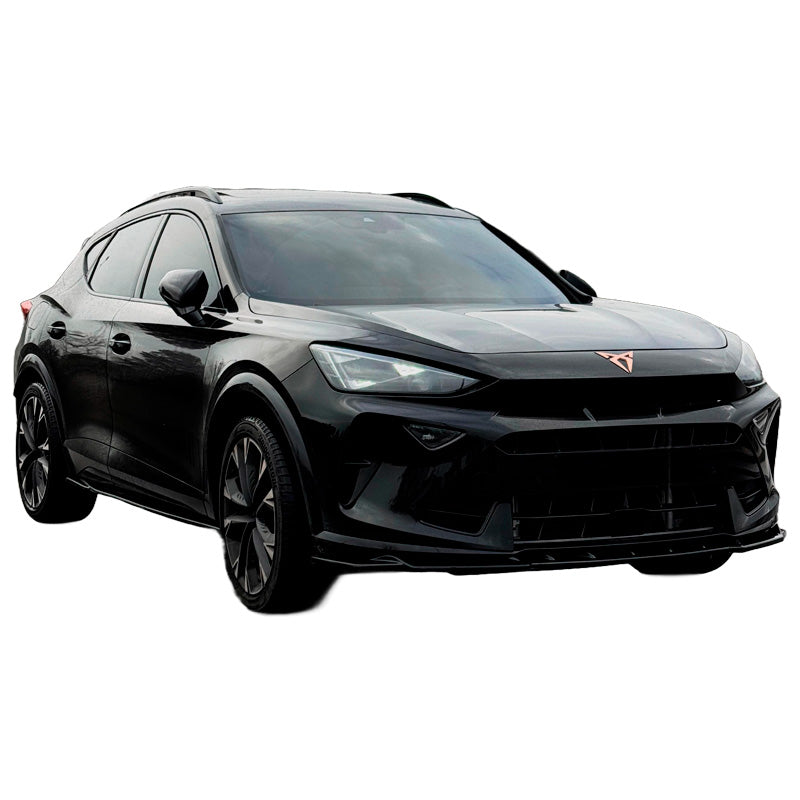 OneWay, Spoiler avant, noir brillant, compatible avec Cupra Formentor Facelift 2024-, 'Elegance'