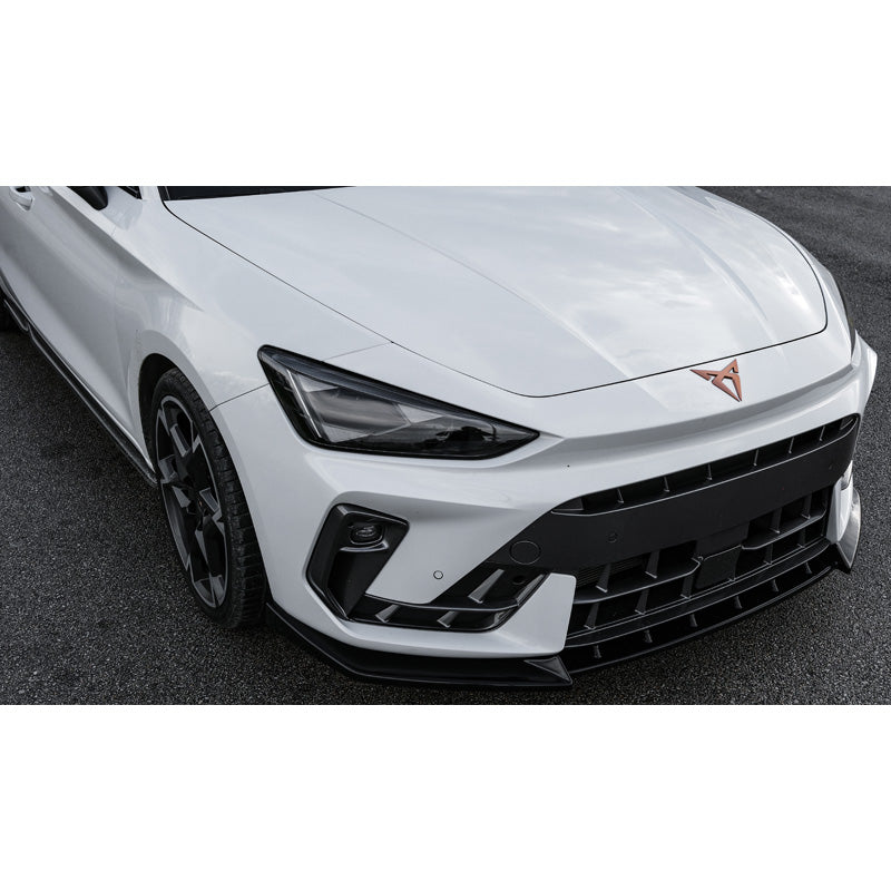 OneWay, Spoiler avant, noir brillant, compatible avec Cupra Leon Facelift 2024-, 1910 x 580 x 100 mm