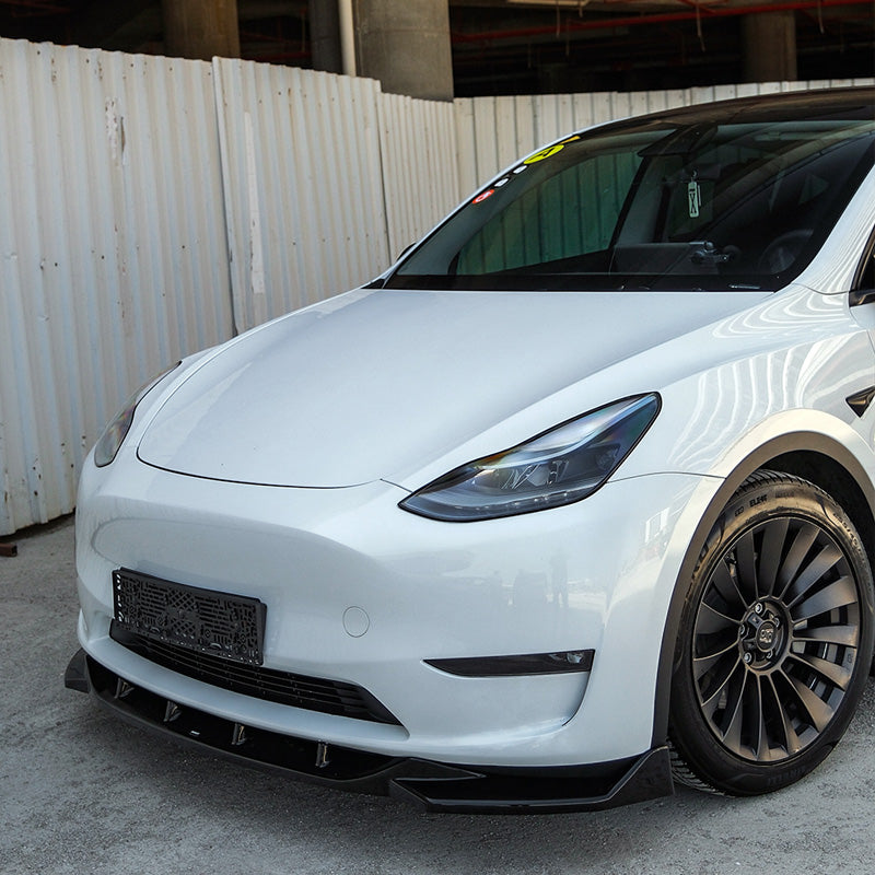 OneWay, Frontspoiler, Glanzend zwart, passend voor Tesla Model Y (2019-2025)