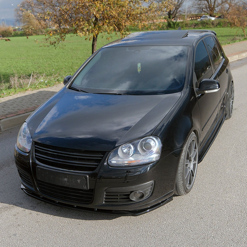 OneWay, spoiler avant, noir brillant, convient à Volkswagen Golf V GTi/GTD (2003-2008)