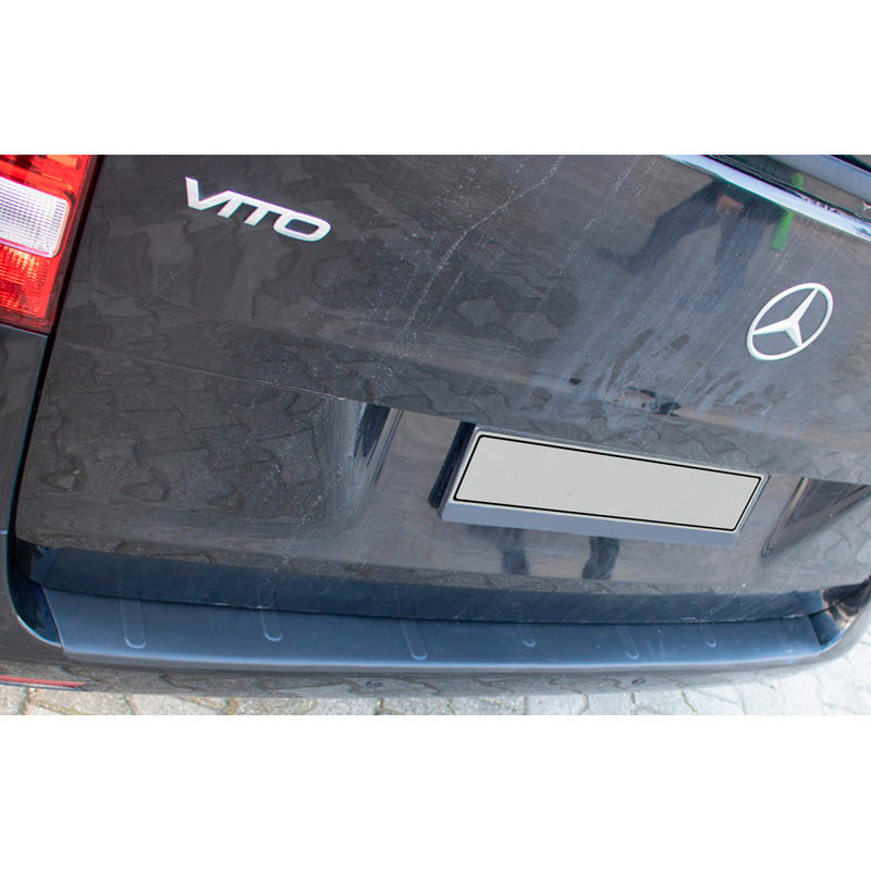 OneWay, Rear Bumper Protector, Matte Black, Fits Mercedes Vito W447 (2014-), 'Elegant'