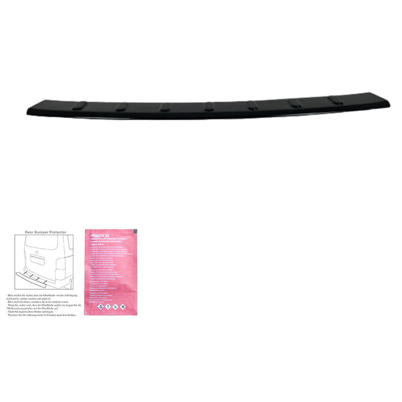 OneWay, Rear Bumper Protector, Matte Black, Fits Volkswagen Caddy MK5 (2020-), 'Premium Fit'