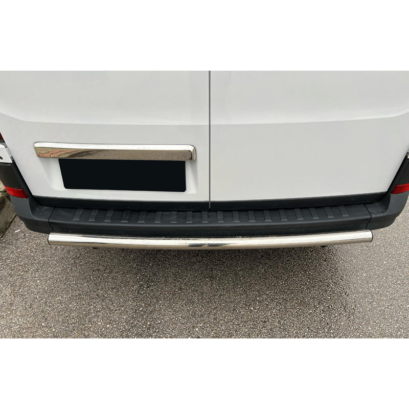 OneWay, Rear Bumper Protector, Matte Black, Fits Volkswagen Crafter MK2 (2016-) & MAN TGE MK1 PreFacelift (2016-)
