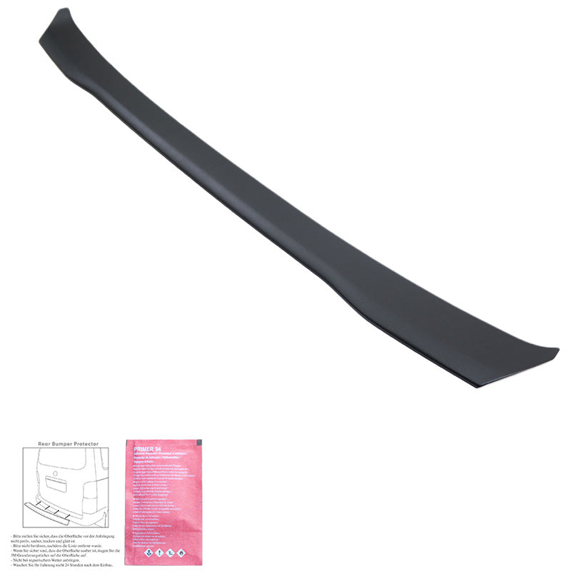 OneWay, Rear Bumper Protector, Matte Black, Fits Ford Transit Custom MK2 (2023-) & Volkswagen Transporter T7 (2024-)