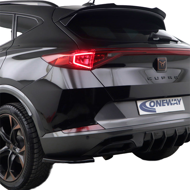 OneWay, Jupes latérales de pare-chocs arrière, noir brillant, convient à Cupra Formentor 2020-, kit en 2 pièces