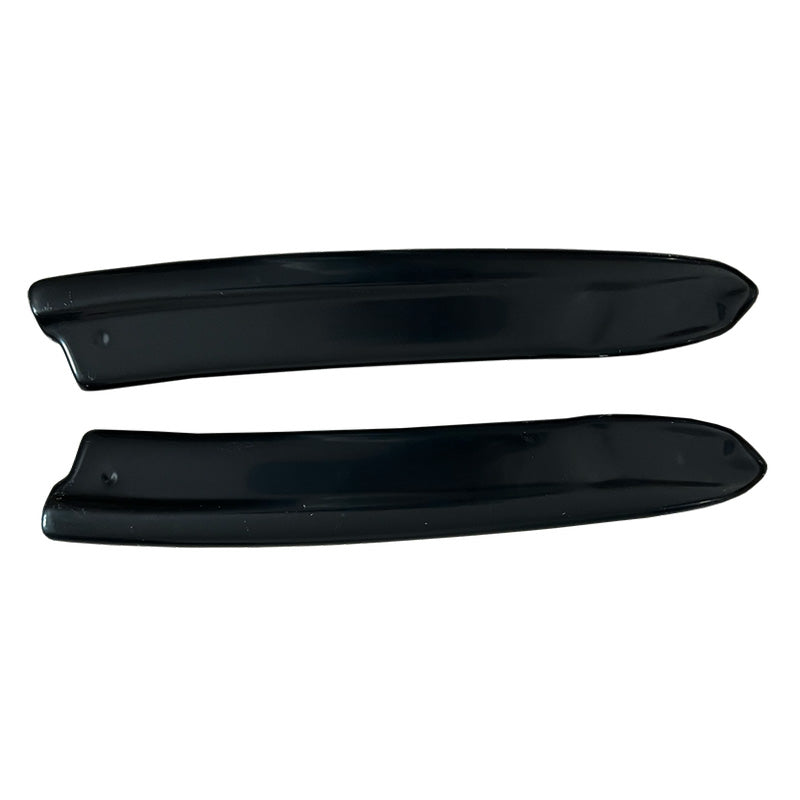 OneWay, Rear bumper side splitters, Glossy black, Fits Skoda Octavia IV RS HB/Combi (2020-), Set of 2 pcs.