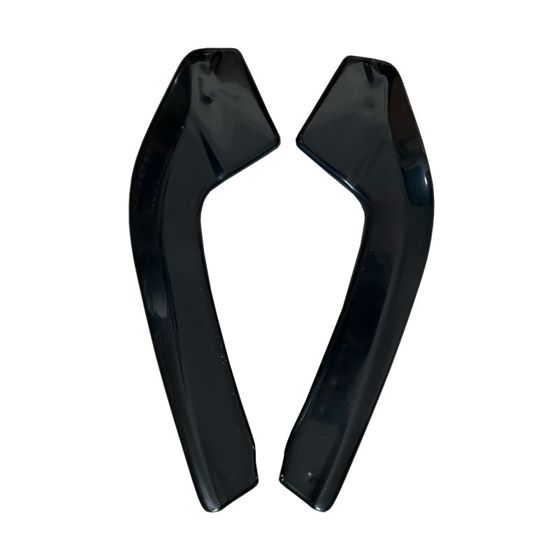 OneWay, rear bumper splitters, high gloss black, Fits Audi RS3 Sedan 8Y (2020-), 2-piece set