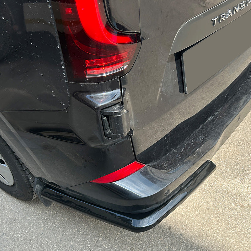 OneWay, Rear Lower Lip, High-Gloss Black, Fits Volkswagen Transporter T7 (2024-) & Ford Transit Custom (V710) (2023-)
