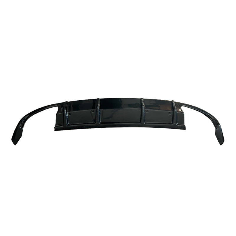 OneWay, Rear bumper diffuser, glossy black, Fits Skoda Superb 3V HB/Combi 2015-2018