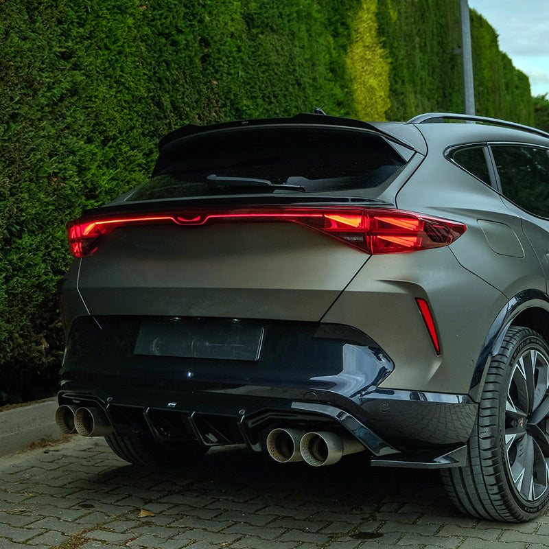 OneWay, lèvre inférieure, noir brillant, compatible avec Cupra Formentor Facelift 2024- excl. VZ5 - Version 2