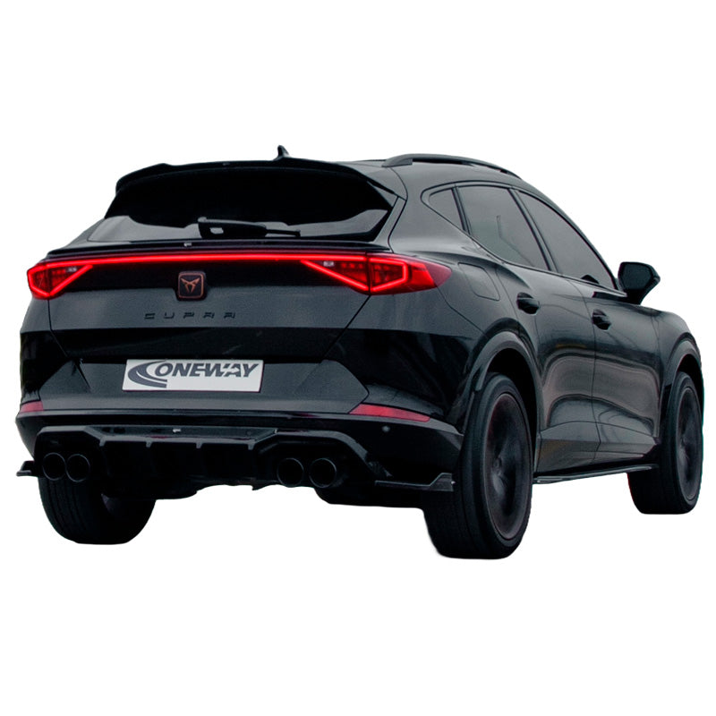 OneWay, Diffuseur de pare-chocs arrière, noir brillant, Convient pour Cupra Formentor 2020-2024, Version 2