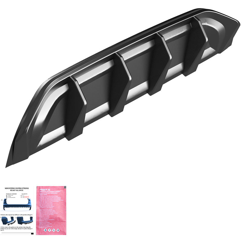 OneWay, Lower lip, Gloss black, fits Volkswagen Tayron (R41) (2024-)