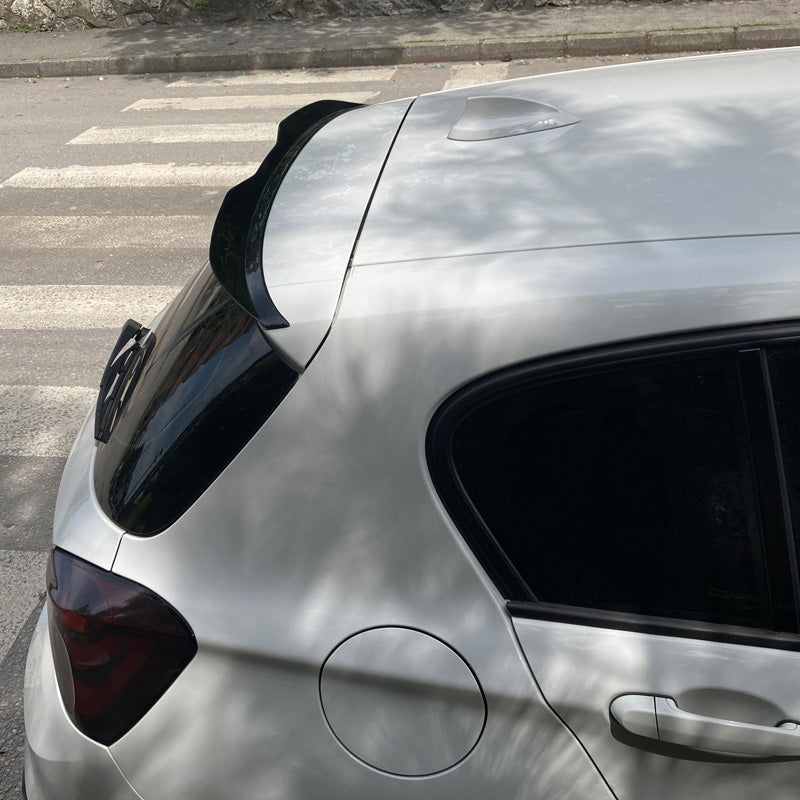 OneWay, Dakspoiler Cap, glanzend zwart, past op BMW 1-Series F20/F21 M-Power Facelift (2015-2019)