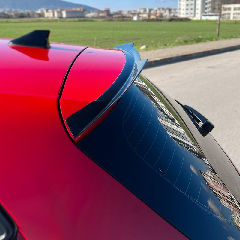OneWay, Roof Spoiler Cap, Glossy Black, Fits Seat Ibiza (6F) 2017- incl. FR
