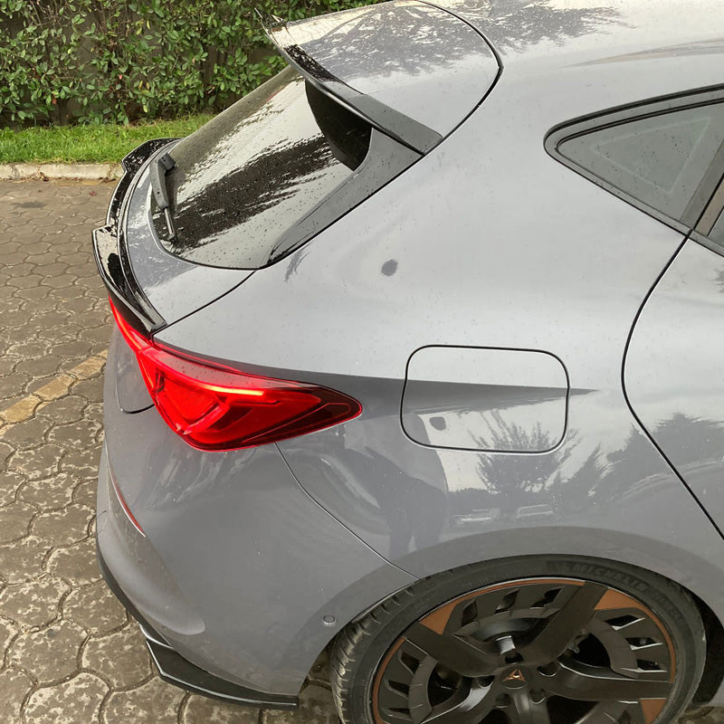 OneWay, Kofferbakspoiler, glanzend zwart, past op Cupra Leon HB 2020-, 'Elegant Design'