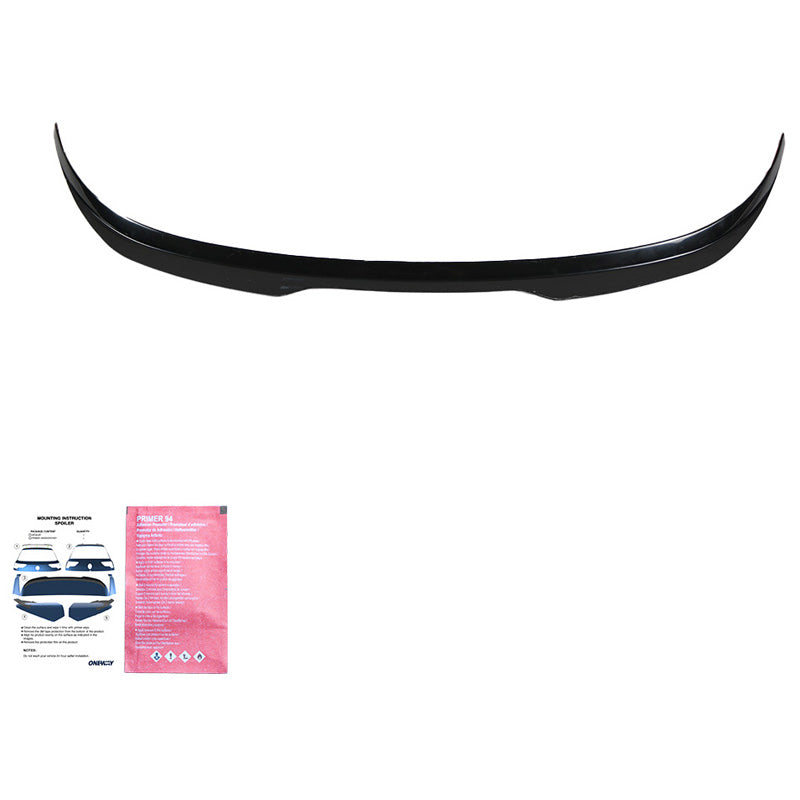 OneWay, Roof Spoiler Cap, Glossy Black, Fits BMW X1 F48 M-Pack (2015-2019)