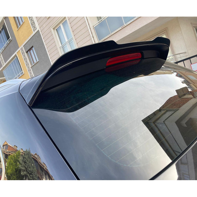 OneWay, Roof Spoiler Cap, Glossy Black, Fits Volkswagen Tiguan II R-Line (2016-2020), Version 2