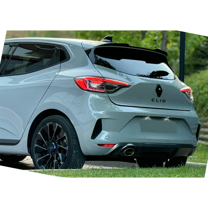 OneWay, capuchon de becquet de toit, noir brillant, convient pour Renault Clio MK6 2024-