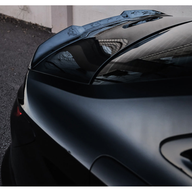 OneWay, Trunk Spoiler, Glossy Black, Fits Audi A3/S3/RS3 (8Y) Sedan 2020-2024