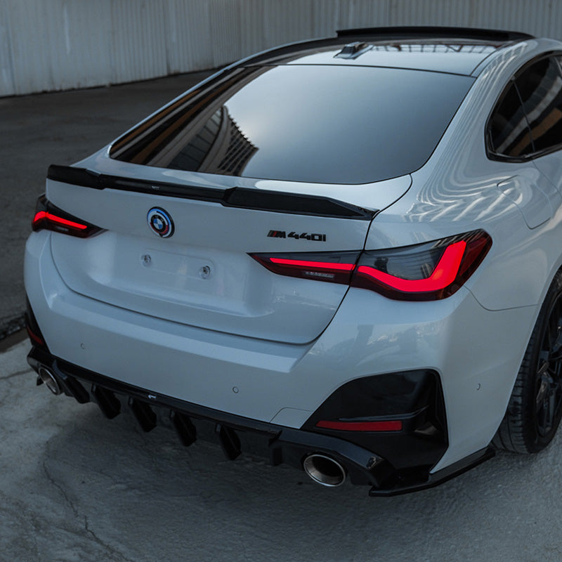 OneWay, Trunk Spoiler, Glossy Black, Fits BMW i4 G26 M-Pack / 4-Series G26 M-Pack/M440i 2021-
