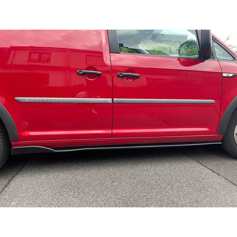 OneWay, Sideskirts, hoogglans zwart, Geschikt voor Volkswagen Caddy MK4 (2015-2020)
