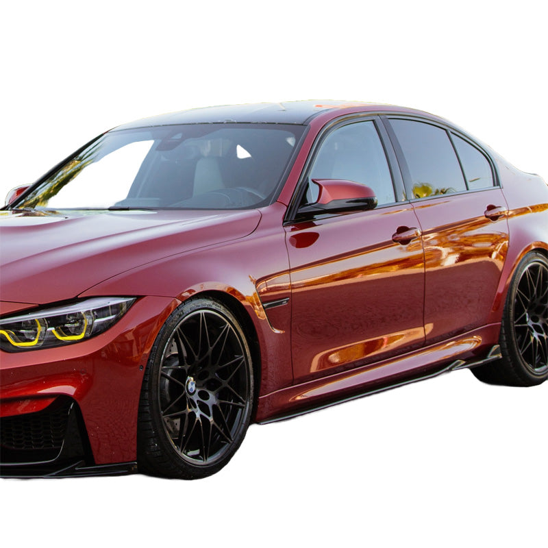 OneWay, Side skirts, Gloss Black, Fits BMW M3 F80 (2014-2018) – 2-piece set