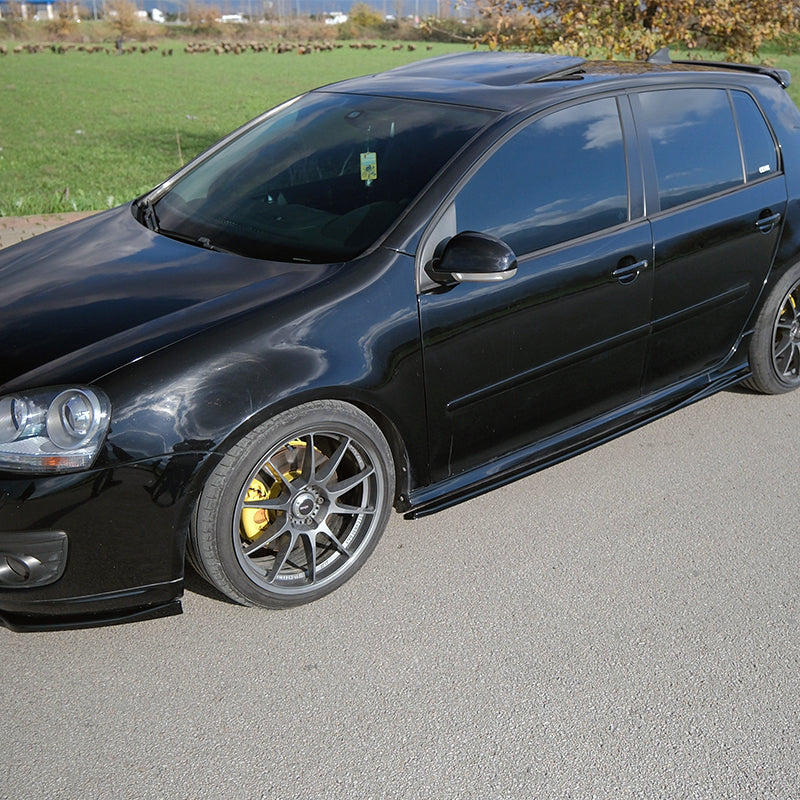 OneWay, bas de caisse, noir brillant, convient à Volkswagen Golf V GTi/GTD (2003-2008)