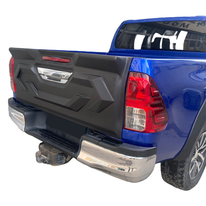 OneWay, Tailgate cover, Matte Black, Fits Toyota Hilux 8th generation (2015-2020)