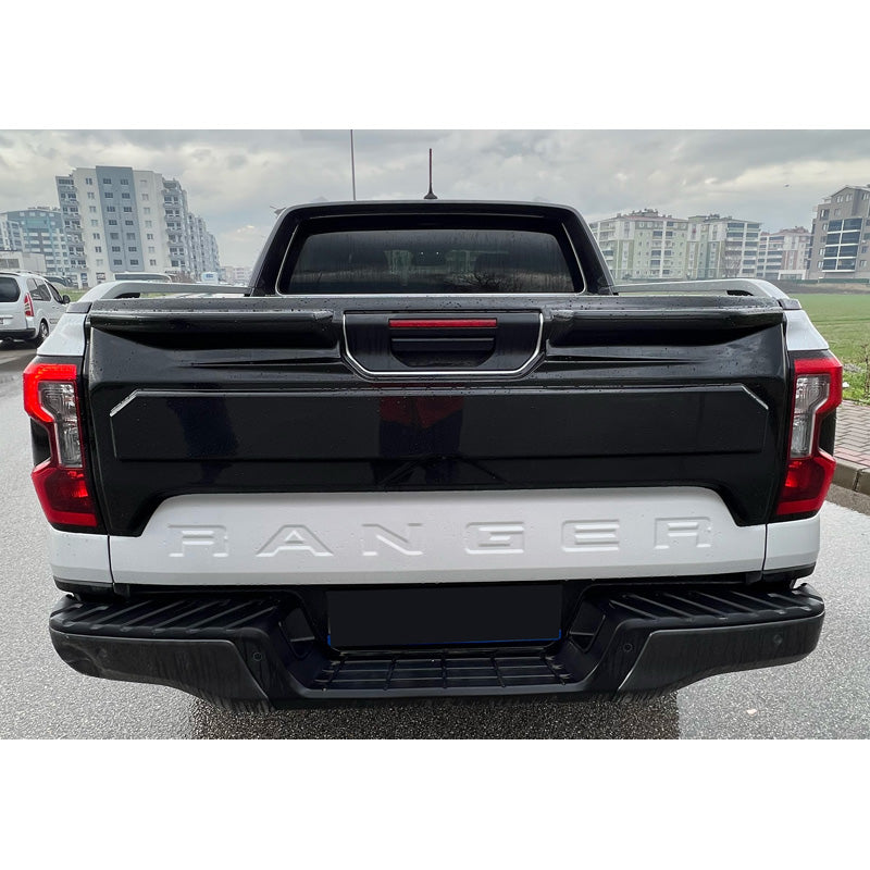OneWay, Tailgate protector, Gloss Black, Fits Ford Ranger T9 (2022-), OEM quality