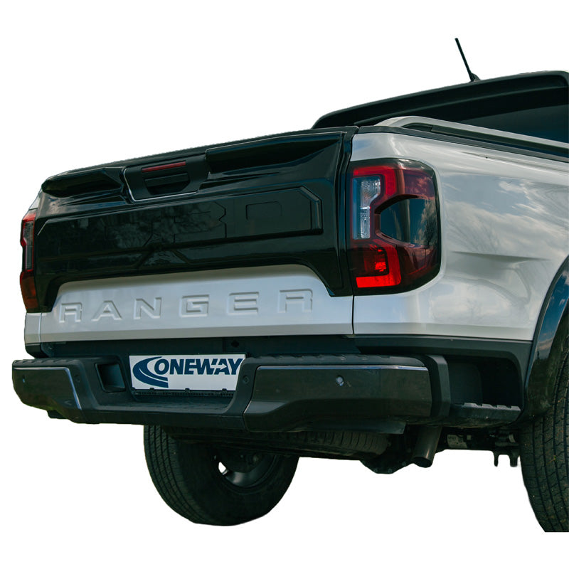 OneWay, Tailgate cover, Matte Black, Fits Ford Ranger T9 (2022-), High-quality ABS plastic