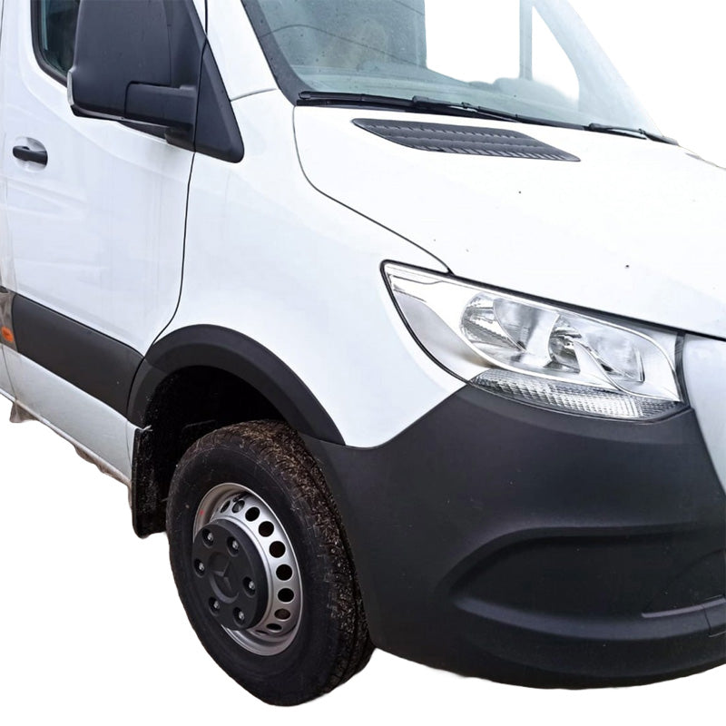 OneWay, Wheel Arch Extensions, Matte Black, Fits Mercedes Sprinter W907 (2018-), 4-piece set