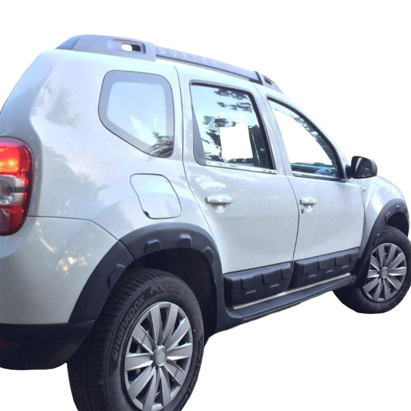 OneWay, Extensions d'ailes, noir mat, compatible avec Dacia Duster I (2010-2017), kit de 8 pièces
