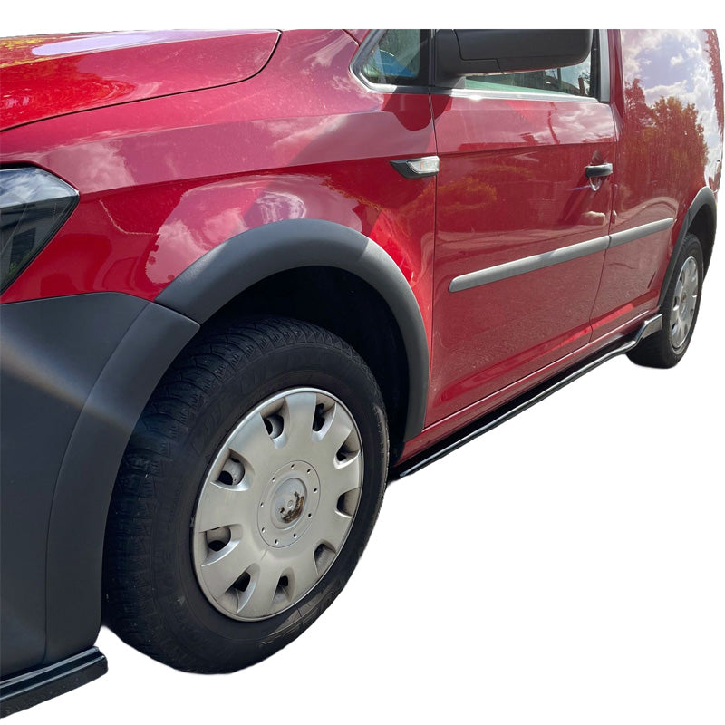 OneWay, Wheel Arch Extensions, Matte Black, Fits Volkswagen Caddy MK4 (2015-2020), Short wheelbase, 10 pcs.