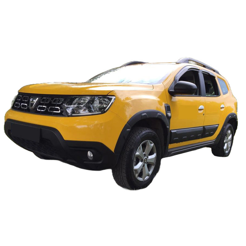 OneWay, Élargisseurs d'ailes, plastique ABS, noir mat, convient à Dacia Duster II 2018-2024, 8 pièces