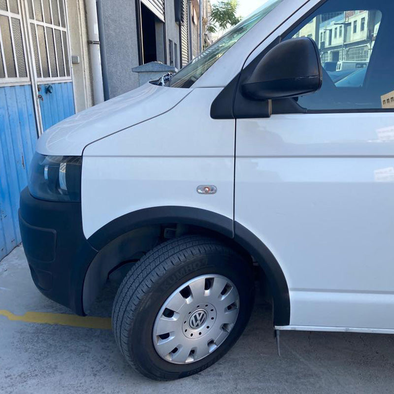 OneWay, Wheel arch trims, ABS plastic, Matte Black, Fits Volkswagen Transporter T5-T5.1 (2003-2015), Short wheelbase, Right sliding door